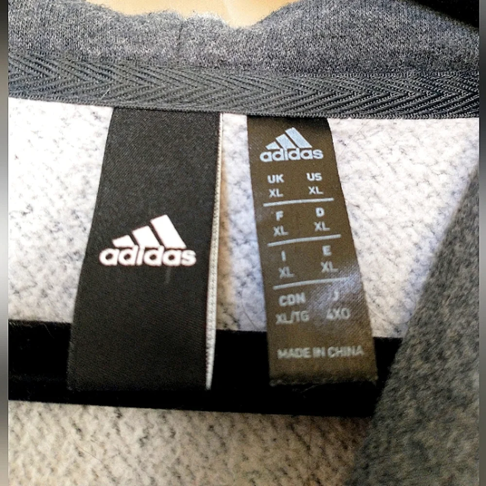 Men's Adidas Essentials 3-Stripe Fleece Hoodie - Size XL